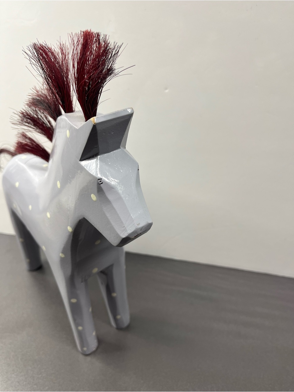 IKEA STOLLE Dala Horse Wood 10.5” - Picture 2 of 8